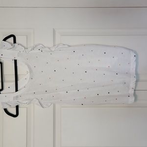 LOFT size L White Polka Dot Tank